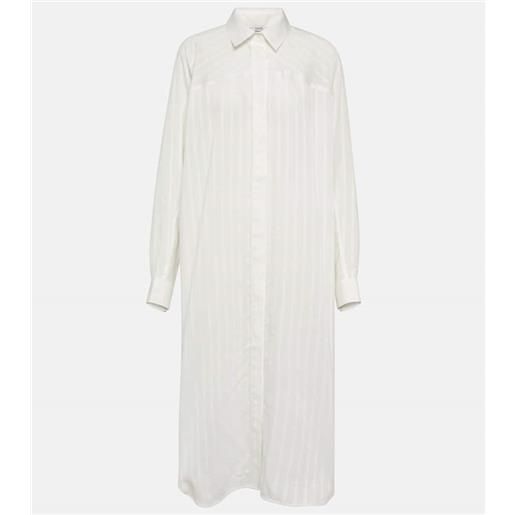 Toteme abito chemisier jacquard a righe