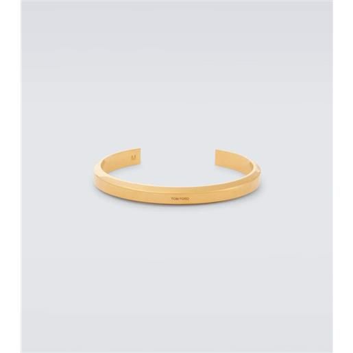 Tom Ford bracciale rigido con logo