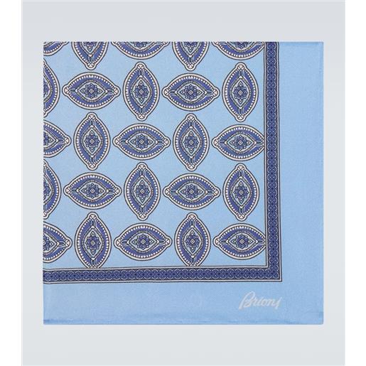 Brioni fazzoletto in seta