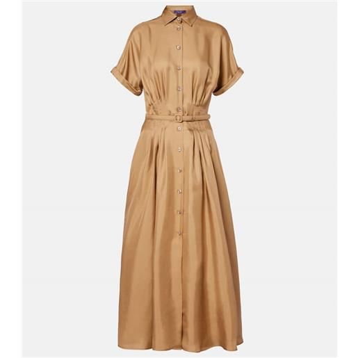 Ralph Lauren Collection abito midi in raso di seta