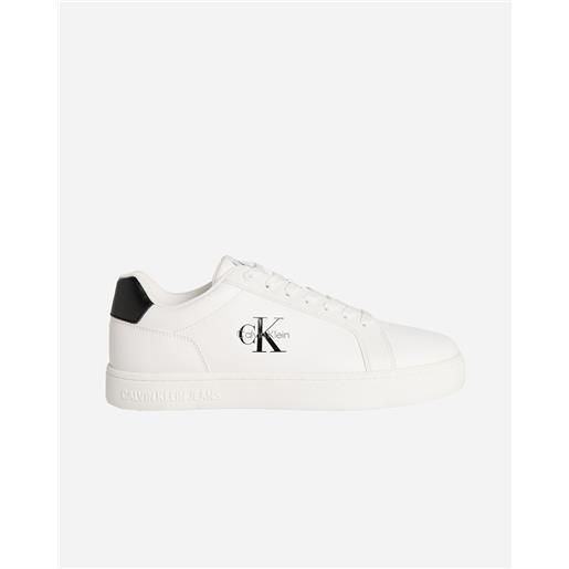 Calvin Klein Jeans classic cupsole mono m - scarpe sneakers - uomo - bianco