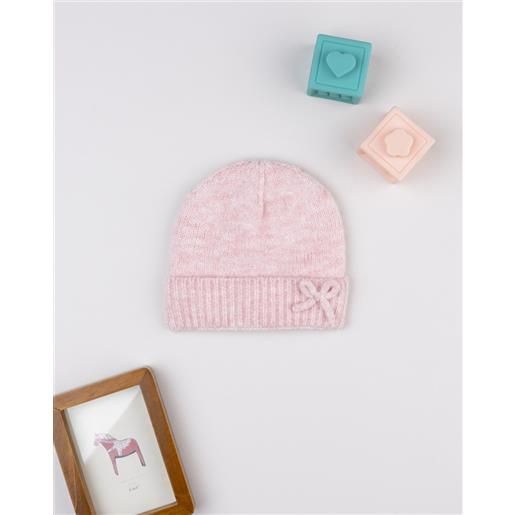 Prénatal cappello tricot bimba rosa con fiocchetto