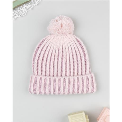 Prénatal berretto bimba rosa con lurex