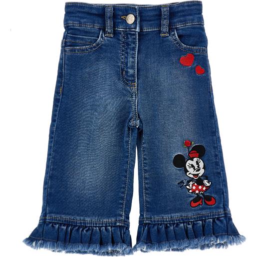Monnalisa jeans minnie mouse con galetta