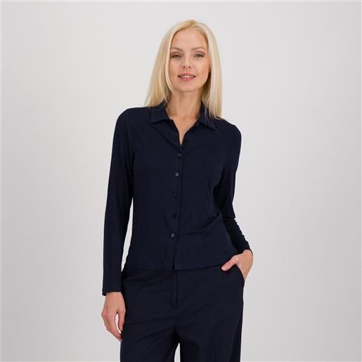 Caterina Lancini camicia in jersey con seta a manica lunga
