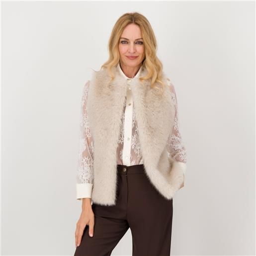 SottoMarino gilet davanti in pelo sintetico