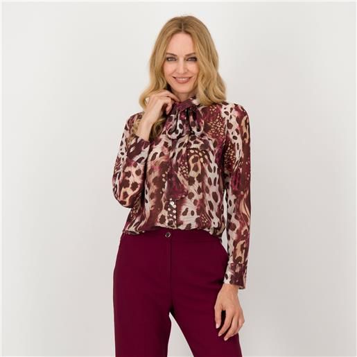 SottoMarino camicia in organza a manica lunga