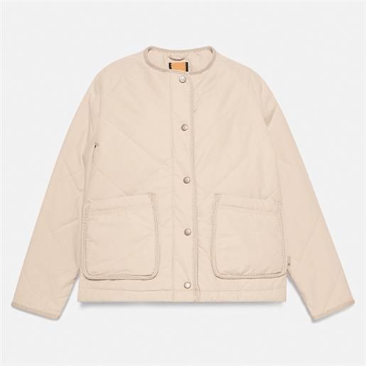 Timberland - giacca trapuntata idrorepellente resistente da donna in beige, donna, beige, taglia: 3xl