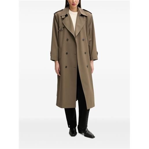 IRO trench doppiopetto con cintura - marrone