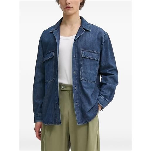 IRO camicia denim con tasche - blu