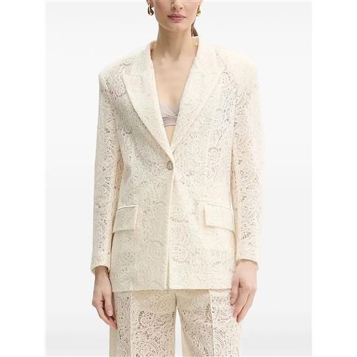 SIMONA CORSELLINI blazer monopetto - toni neutri