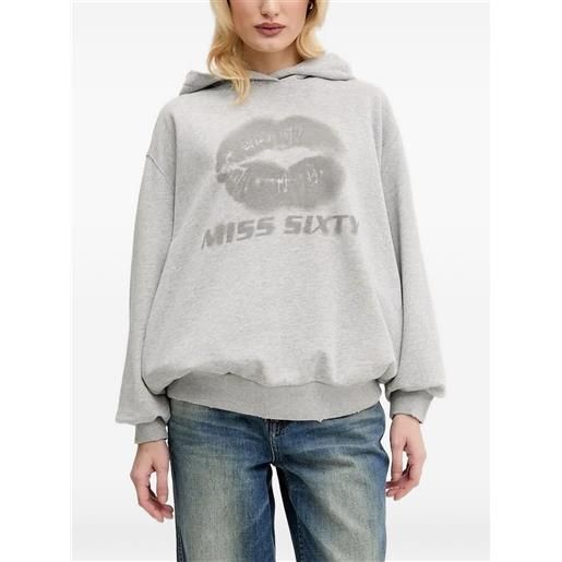 Miss Sixty felpa con stampa - grigio