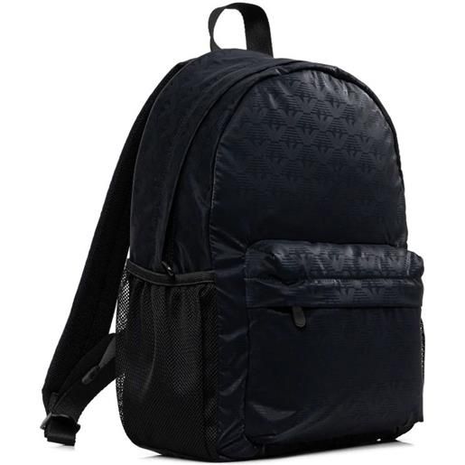 Emporio Armani Kids zaino con logo - nero
