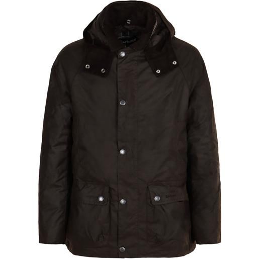 Barbour cappotto beaufort con cappuccio - marrone