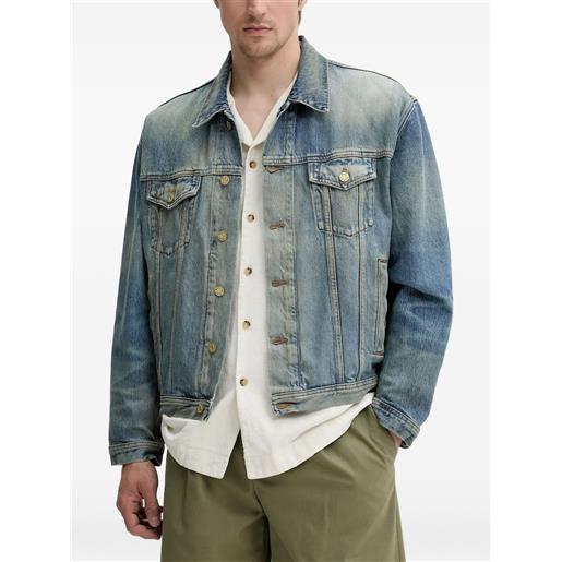 Won Hundred giacca denim con tasca - blu