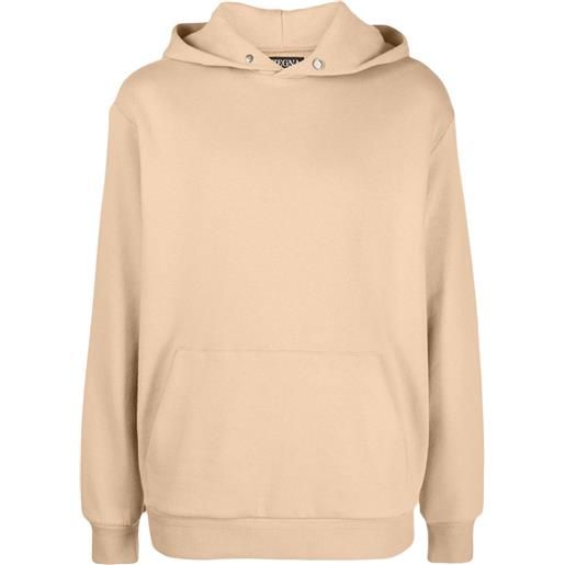 Zegna felpa con cappuccio - toni neutri