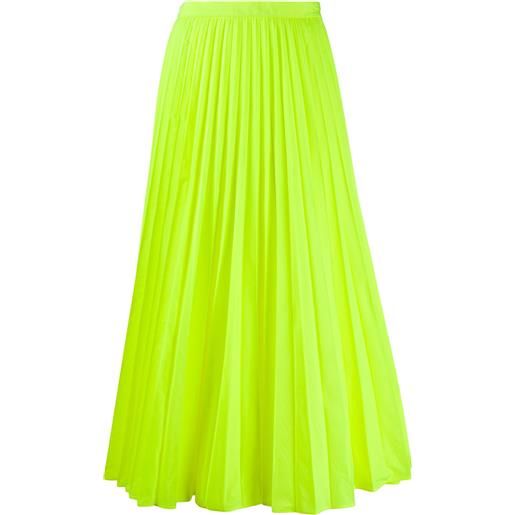 Valentino Garavani gonna midi plissettata - verde