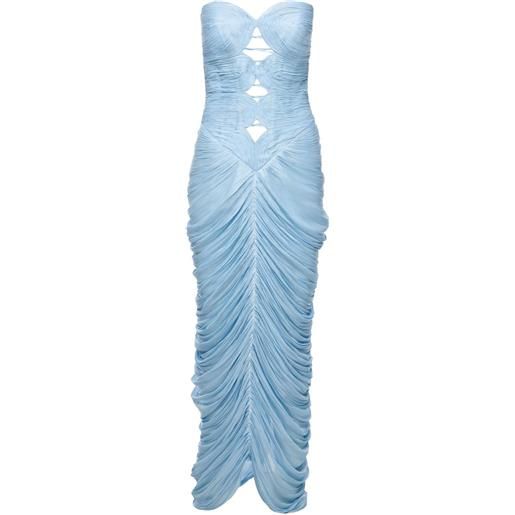 Ana Radu abito midi con dettaglio cut-out - blu