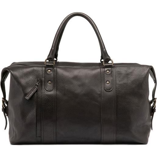 Officine Creative borsa da viaggio rare 045 con fibbia - nero