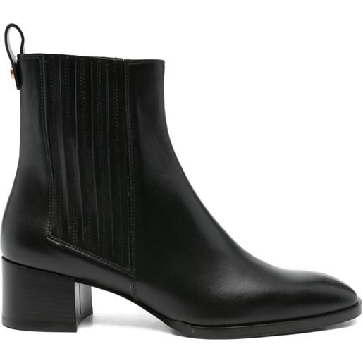 Roberto Festa stivali chelsea leda con tacco largo 50mm - nero