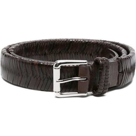 LEMAIRE cintura in pelle - marrone