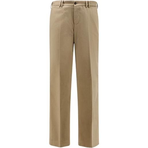 PT Torino pantaloni dritti con piega - toni neutri