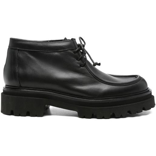 Thea Mika stringate chunky 40mm - nero