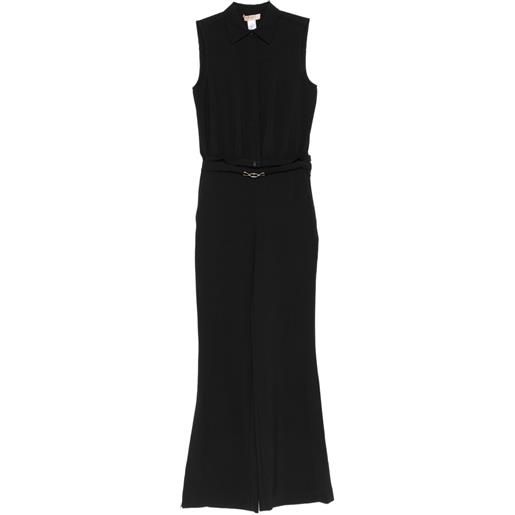 TWINSET tuta intera smanicata - nero