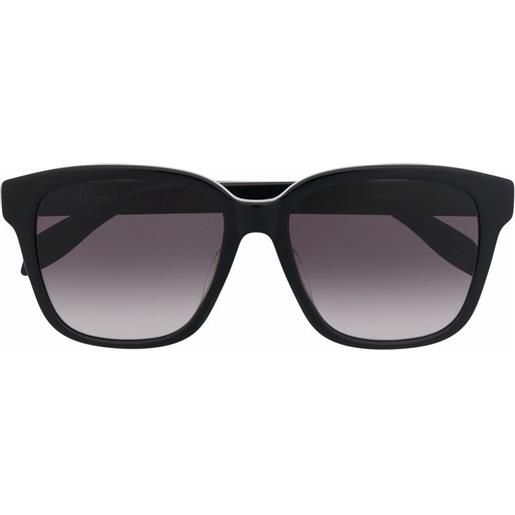 Alexander McQueen Eyewear occhiali da sole squadrati - nero