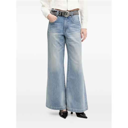 Miss Sixty jeans con applicazione logo - blu