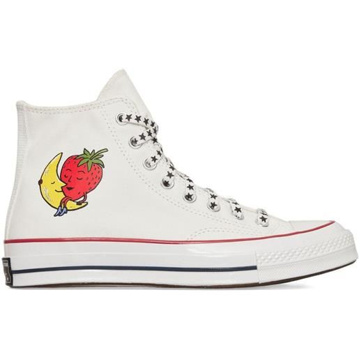 Converse sneakers chuck 70 hi "sky high farm - white" - bianco