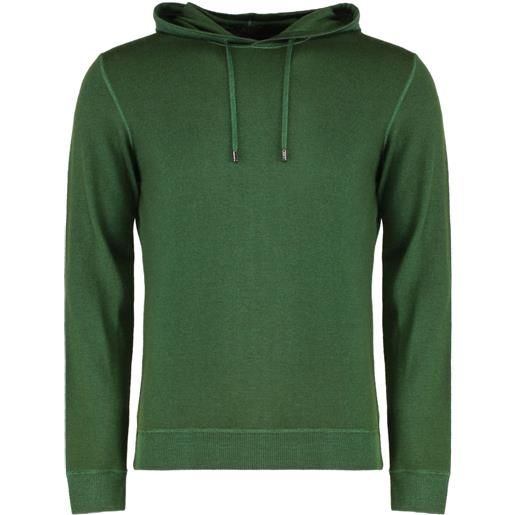 Moorer felpa con cappuccio - verde