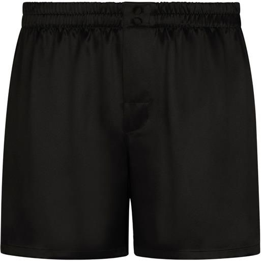 Dolce & Gabbana shorts in seta - nero