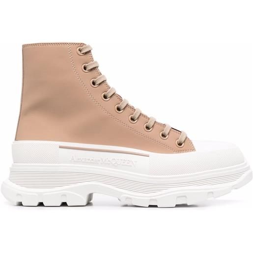 Alexander McQueen sneakers alte tread slick - toni neutri