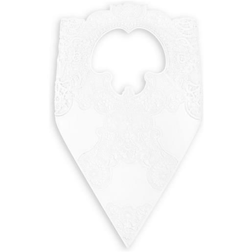 Dolce & Gabbana velo in pizzo con dettaglio cut-out - bianco