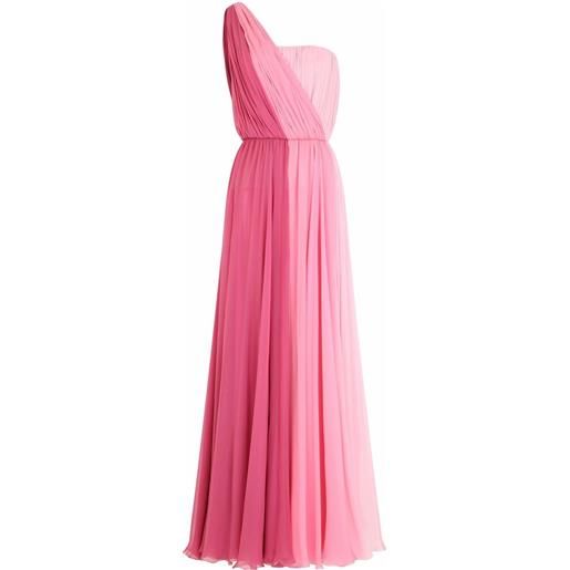 Dolce & Gabbana abito lungo monospalla - rosa