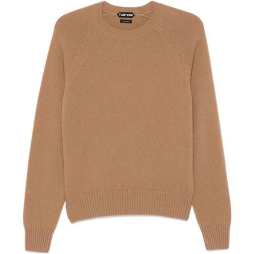 TOM FORD maglione con maniche raglan - toni neutri