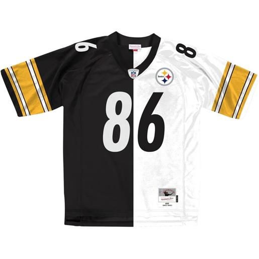 Mitchell & Ness t-shirt split home and away jersey "nfl pittsburgh steelers 05 hines ward" - nero