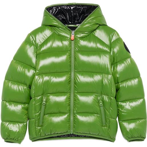 Save The Duck Kids piumino trapuntato con cappuccio - verde