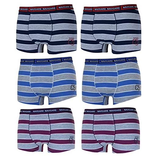 Navigare navig987zj boxer, multicolor, 10 años (pacco da 2) bambino