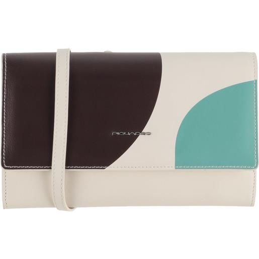 PIQUADRO - portafoglio con tracolla