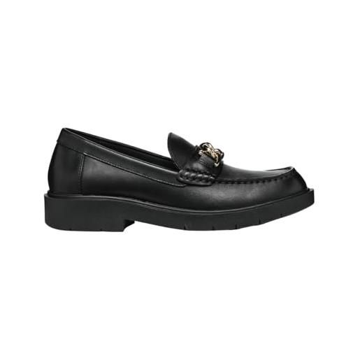 Geox d spherica ec1 c, moccasin donna, nero, 42 eu