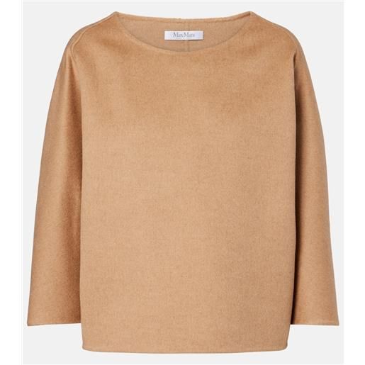 Max Mara blusa radioso in cammello