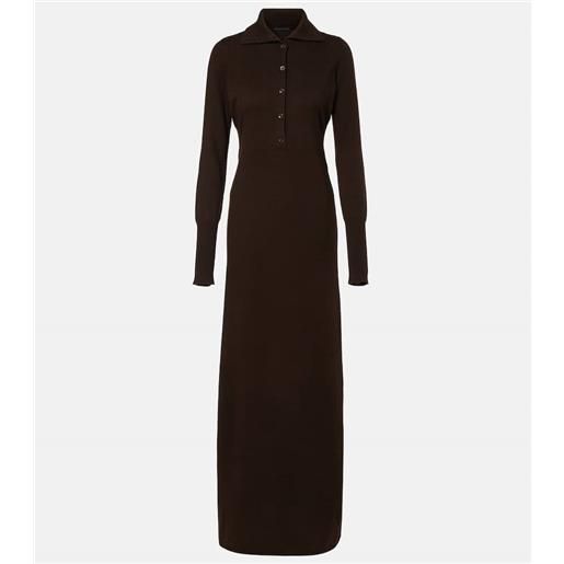 Tom Ford abito lungo in maglia di cashmere