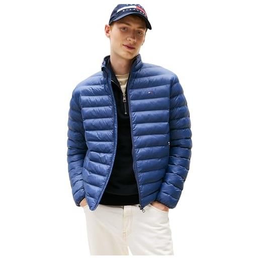 Tommy Hilfiger uomo giacca imbottita packable recycled jacket relaxed fit, marrone (camel), xl