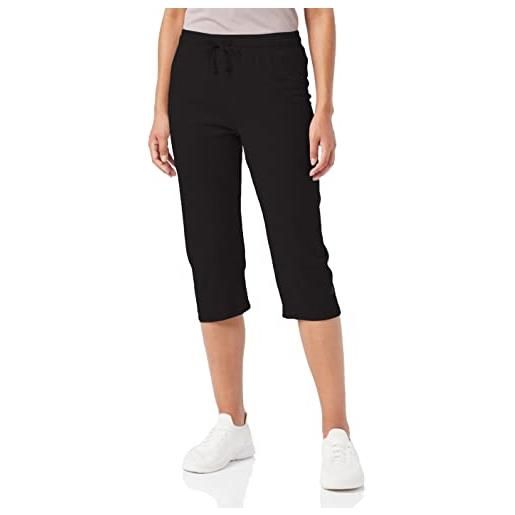 Champion pantaloni capri da donna, vestibilità standard, leggeri, neri, xxl