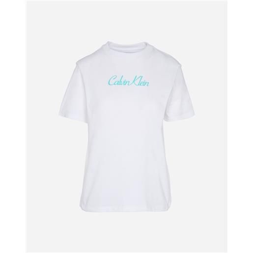 Calvin Klein Jeans logo w - t-shirt - donna - bianco
