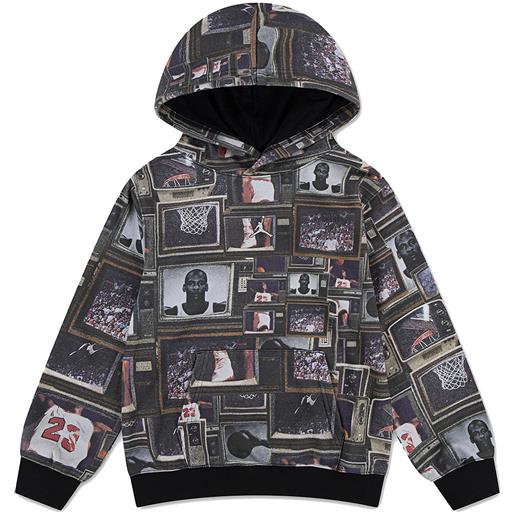 NIKE JORDAN felpa con cappuccio mj brklyn aop ft bambino