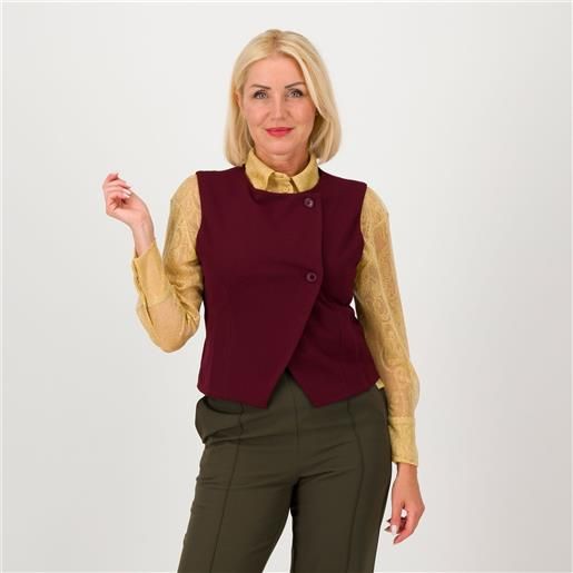 Caterina Lancini gilet asimmetrico con bottoni