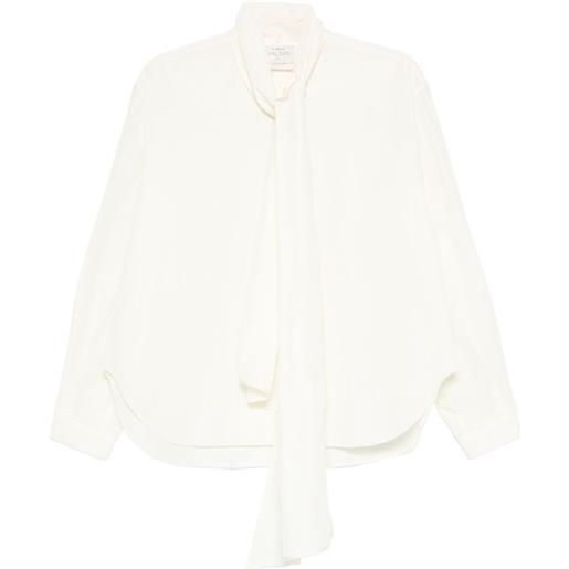 Forte Forte blusa con fiocco - toni neutri